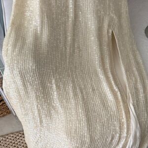 MLV Shimmering Cream Maxi Dress